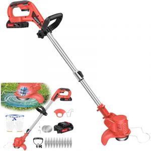 Tondeuse &agrave; gazon &agrave; batterie sans fil, d&eacute;broussailleuse/tondeuse &agrave; gazon &eacute;lectrique &agrave; batterie 21V, d&eacute;broussailleuse sans fil, tondeuse &eacute;lectrique,