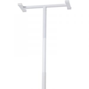 Mophorn - Poteau de S&eacute;curit&eacute; Sol-Plafond, Barre d'Appui pour Salle de Bain Seniors, Installation par Tension, avec Poign&eacute;e Antid&eacute;rapante, Supporte