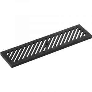 Dakota - Caillebotis fonte b125 130x500 mm + Système de blocage Options : Caillebotis 1351HB