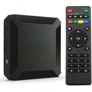 boitier IPTV, Lecteur Multim&eacute;dia de Diffusion en continu Smart Android 10.0, 2GO RAM 16GO ROM, boitier IPTV, WiFi, avec Allwinner H313, Prend en