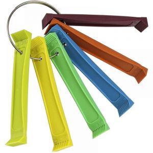Peigne à ailettes pour climatiseur, condenseur en plastique, ensemble d'nettoyage ac, peigne à ailettes radiateur ac coloré pour redresser les
