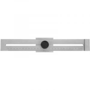 Jauge de Marquage 0-250 Mm, Précision de 0,1 Mm, Règle de Ligne Coulissante pour le Travail du Bois, Jauge de Marquage en Acier au Carbone, Règle