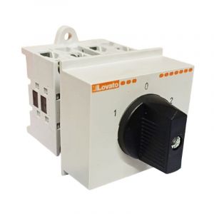 Commutateur Lovato 16A série GX bipolaire montage DIN GX1652O48