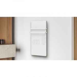 Carrera - jamais utilise] radiateur seche-serviette Verre lcd 1000W blanc - Blanc