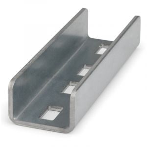 Boite de 40 - Rail solaire perfor&eacute; INDEXTRUT pour structures de support - Atlantis C4-M 41 x 41 x 1,5mm