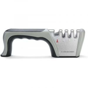 Black,22.5X7.7X8.5cm Aiguiseurs de Couteaux Aff&ucirc;teurs Manuels Pierres &agrave; Aiguiser Couteau Ceramique Affuteur Couteau Affuter Aff&ucirc;teur Broyeur en Acier