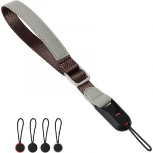 Dragonne Pour Appareil Photo R&eacute;glable &ndash; Sangle En Corde Nylon Ultra-L&eacute;g&egrave;re (34g) Avec Boucle &agrave; D&eacute;tachement Rapide, Compatible Dslr, Pour Poignets De