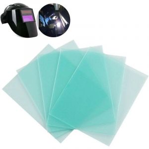 Masque et lunette de soudure nc Lot de 10 verres de rechange pour casque de soudage à lumière variable pour soudure industrielle - 110 x 90mm Rapanda