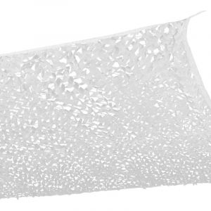Cyslmuk - Voile d'ombrage rectangulaire design camouflage 3x4M blanc, voile d'ombrage, filet d'ombrage