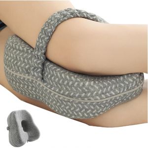 Oreiller Jambes Orthop&eacute;dique - Coussins Rel&egrave;ve-Jambes avec Mousse &agrave; M&eacute;moire De Forme Homme - Oreiller De Genou pour Dormir sur Le C&ocirc;t&eacute; - Coussin