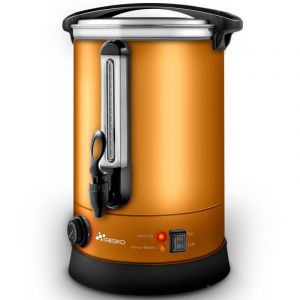 TRESKO Bouilloire &agrave; vin chaud en cuivre 10L / 1500W machine &agrave; conserver en acier inoxydable bouilloire &agrave; vin chaud machine &agrave; vin chaud machine &agrave;