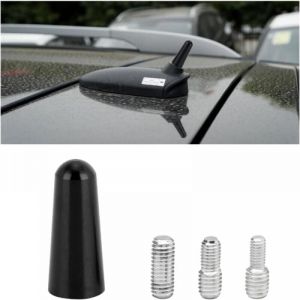Cyslmuk - Antenne De Voiture Courte, Antenne Radio Voiture Courte Universel Amplifiée Autoradio, Stéréo Antenne De Toit à Tige Courte 3cm pour