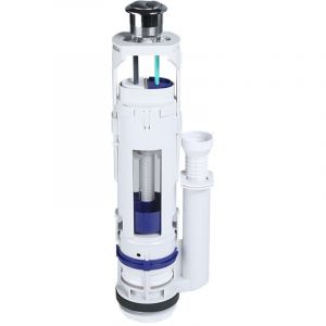 Pi&egrave;ces de rechange et ensemble de robinet &agrave; double chasse et bouton-poussoir pour toilettes s&eacute;par&eacute;es Geberit et Kohler, avec bouton-poussoir