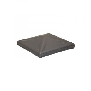 Couvre poteau chapeau carr&eacute; - Longueur 60mm Hauteur 20mm - Acier - &agrave; souder Deco Fer Forge