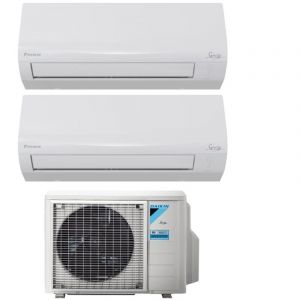 Daikin &ndash; Climatiseur r&eacute;versible 9000+9000 Btu &ndash; Multi-split Siesta &ndash; Compresseur Swing inverter &ndash; R-32 &eacute;cologique &ndash; Wi-Fi int&eacute;gr&eacute; - 2AMXF50A