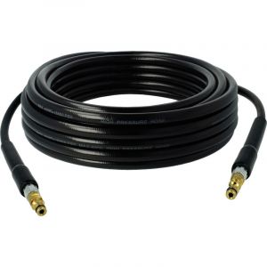vhbw 10m Tuyau haute-pression compatible avec Kärcher K 7.710 T 400, K 7.750, K 7.70MX-4F-WB EUR nettoyeur haute pression - Filetage en laiton
