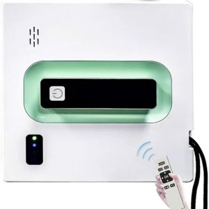 Robot Lave-vitres, Robot électrique pour Nettoyage de fenêtre avec télécommande, Lave-vitres avec réservoir d'eau, télécommande Nettoyeur de fenêtre