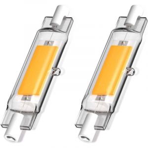 5W R7S 78MM Ampoule LED de J78 COB filament, 500 lumens 360 degrés, ampoule halogène 30W 48W 50W équivalent, parfait pour maison, cuisine, pièce,