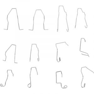 TONYSA 12 pi&egrave;ces de clips de fixation pour phares, clips de fixation pour ampoules de phares, supports de fixation universels pour phares automobiles