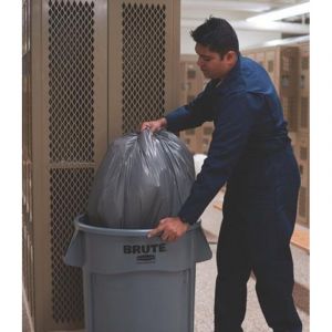 Rubbermaid Bac multi-usages gris 76 l PE - FG262000GRAY