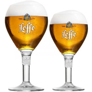 Verre Leffe - Demi-pinte - Verre &agrave; bi&egrave;re belge