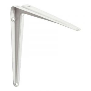 Equerre blanche tole emboutie 100x125
