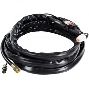Torche manuelle CUT 50 pour d&eacute;coupe plasma &ndash; C&acirc;ble 4 m &ndash; Compatible S-PLASMA 50 &ndash; &Eacute;paisseur de coupe jusqu'&agrave; 12 mm