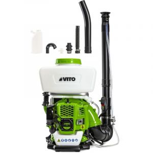 Pulv&eacute;risateur Thermique Atomiseur 14L - 2T 43 CC - Pulv&eacute;risateur Poudres & Liquides Port&eacute;e 12m - Jardinage, Agriculture VITO