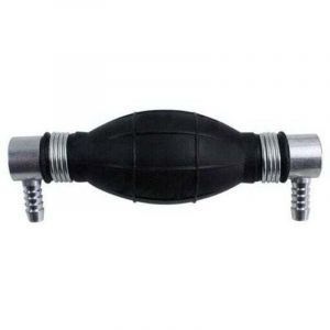 Pompe Poire d'Amorçage pour Système Alimentation Carburant Gasoil Essence Diesel 8mm Coude 90° Universel