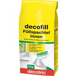 Decotric - Decofill Enduit de rebouchage et de lissage 5 kg,Tute