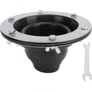 Kit de raccordement pour po&ecirc;le de tente, tuyau en silicone haute temp&eacute;rature, solin de toit, compatible avec les sections &agrave; triple paroi, noir