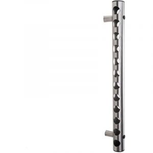 Casier &agrave; Vin, 12 Bouteilles De Vin Porte Bouteille Mural, Pr&eacute;sentoir &agrave; Bouteilles d'alcool, &eacute;tag&egrave;res &agrave; Vins en Acier Inoxydable Fix&eacute;, pour Bar,