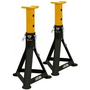Jeu de b&eacute;quilles de b&eacute;quille automatique, grande base pour une stabilit&eacute; maximale. Verrouillage du camion (2T jack stand de). - JCB