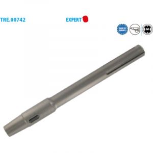 Porte tr&eacute;pan pour tr&eacute;pan carbure SDS Max c&ocirc;ne 1/8 L. 220 mm - 74220 - Leman