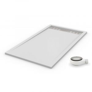 PDD - Receveur de douche extra plat premium blanc Ral 9003 100x150