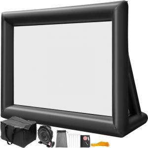 Mophorn - vevor Ecran de Projection Gonflable Diagonale 20 pieds 16:9 Ecran Gonflable Exterieur Ventilateur 350 w Ecran de Cinema 4x2,5 m Ecran de