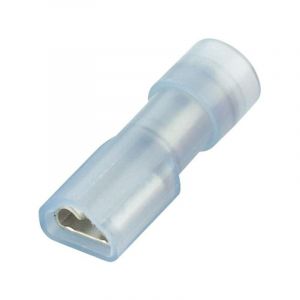 Vogt Verbindungstechnik - Cosse clip 4.8 mm x 0.8 mm 396508 180 ° entièrement isolé bleu 1 pc(s) D28666