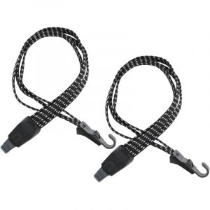 2pcs tendeurs Elastique avec Crochets, Sangle Elastique, 3 en 1 Sangle de Porte-Bagages, extenseur 70cm avec Crochet, Sangle de Serrage Moto pour