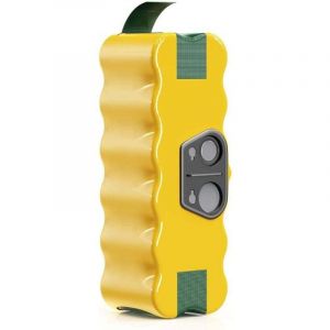 Batterie pour iRobot Roomba 500 600 700 800 S&eacute;ries et R3, Scooba 450 Aspirateur, 14.4V 4500mAh Ni-MH, avec 2 Brosses Lat&eacute;rales