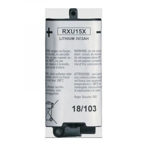 Pile Lithium 3v 3Ah Daitem BATLI43 (RXU15X) pour détecteur de mouvement