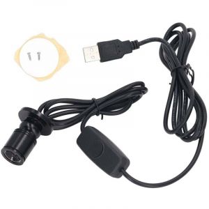 Mini Spot Light, Spot LED à intensité Variable avec Câble de 6,6 Pieds pour Peinture Photo Plantes Bijoux Vitrine Modèle éclairage de Vitrine/ de