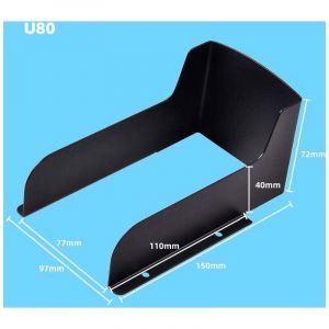 Promotion Couvercle M&eacute;Tallique &eacute;Tanche pour Cam&eacute;Ra Vid&eacute;O, Sonnette, Serrure De Porte, Bouton De Portes D'Acc&egrave;S, Prot&egrave;Ge L'Appareil du Soleil Et des