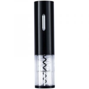 Tire-Bouchon Ouvre-Bouteille &eacute;lectrique &agrave; vin Rouge Coque PC Transparente D&eacute;capsuleur Automatique &agrave; Faible Bruit et &eacute;conomie de Main-d'&oelig;uvre Noire