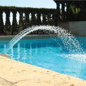 Fontaine cascade pour piscine hors sol, accessoires pour piscine ext&eacute;rieure, robinet de fontaine, bassin r&eacute;glable, fontaine d'eau pour piscine