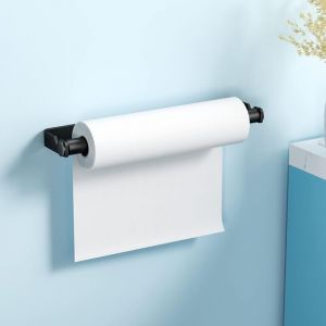 300mm Porte Rouleau Sopalin de Cuisine, Porte Sopalin, Porte Papier Toilette Auto-adhésif en Acier Inoxydable, Porte-Rouleau Mural, pour Cuisine,