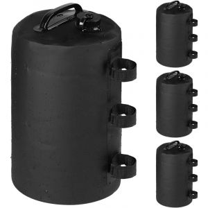 4 Pièces Poids de Lestage pour Tonnelles PVC, Sac de Sable pour Pieds de Tente Pop-up 10L, Poids Tonnelle de Jardin Exterieur avec Dispositif