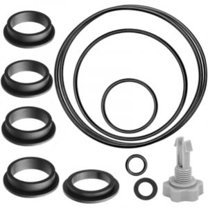 Applicable Kit de Réparation de Soupape de Décharge d'air et de Joints Toriques en L pour Intex Sand, Kit de remplacer de Joints de Pompe de Piscine