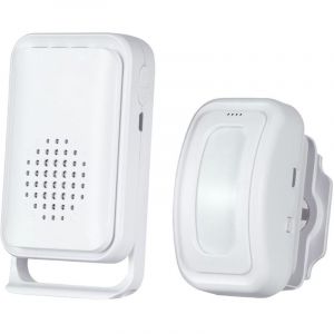 Applicable D&eacute;tecteur de sonnette avec d&eacute;tecteur de mouvement, alarme d'entr&eacute;e, magasin, bureau, maison, s&eacute;curit&eacute;, sonnette de bienvenue, sans fil,