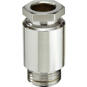 Wiska 10014484 Presse-&eacute;toupe r&eacute;sistant aux chocs, avec joint M24 laiton (nickel&eacute;) naturel 1 pc(s)