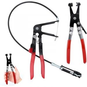 Pince a Collier Durite, Pince Collier de Serrage Pince Collier Echappement Pince Collier de Serrage à Ressort Pince Durite Autoserrant Pince Flexible